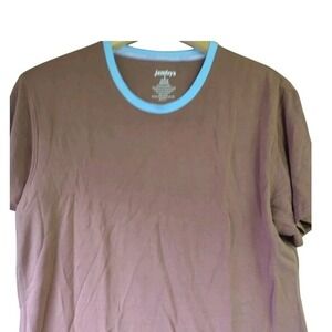Jambys Jamtee Brown T Shirt Crew Neck‎ Short Sleeve Size S Modal Spandex